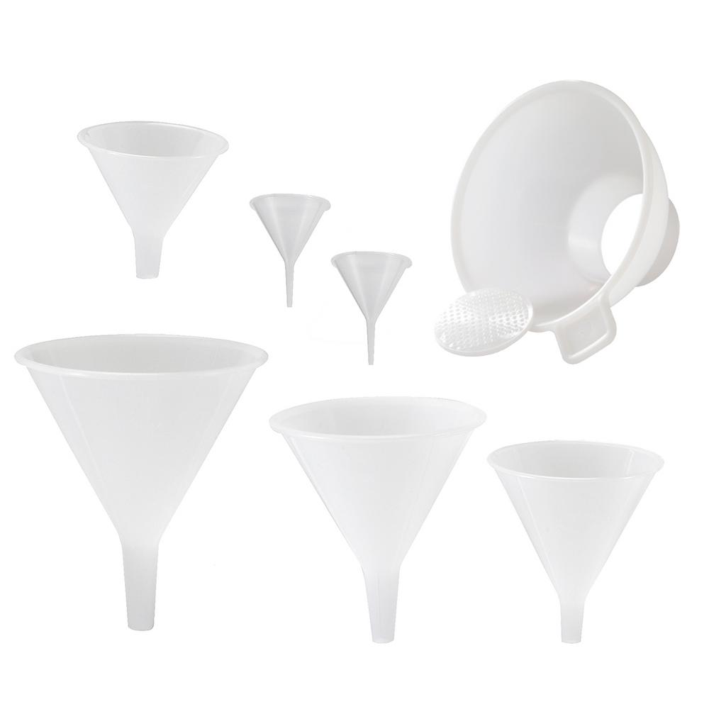 Hutzler Multi-Purpose Plastic Funnel Set with Mini-Funnel and Canning Funnel... by Hutzler