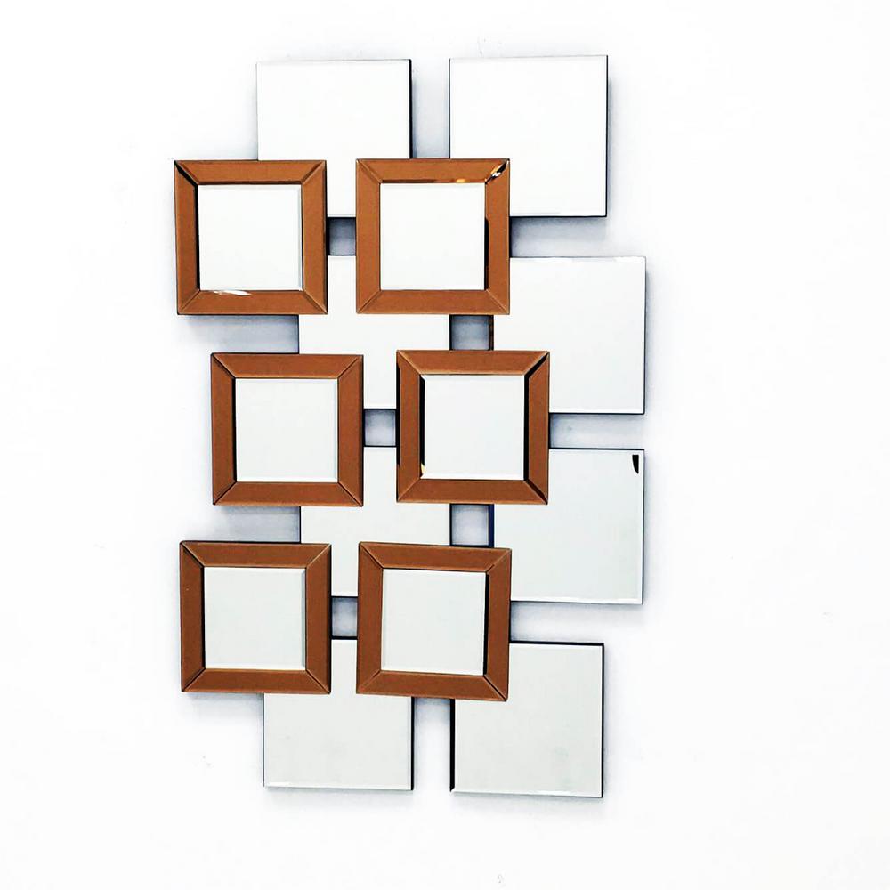 L Artiste 37 5 In X 14 W Modern Mirror Wall Art