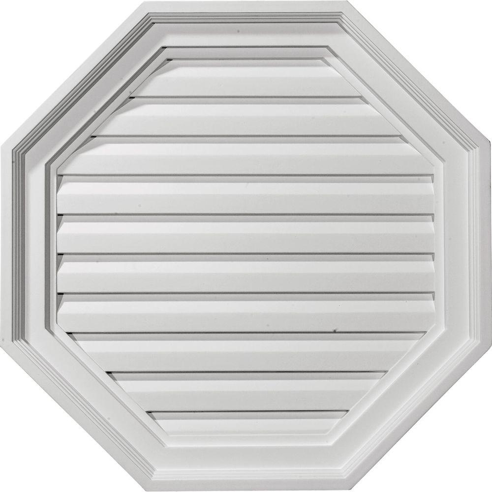 Ekena Millwork 21/8 in. x 22 in. x 22 in. Decorative Octagon Gable