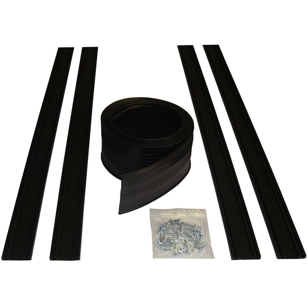 Tsunami Seal 16 Ft Black Garage Door Threshold Kit 53016 The