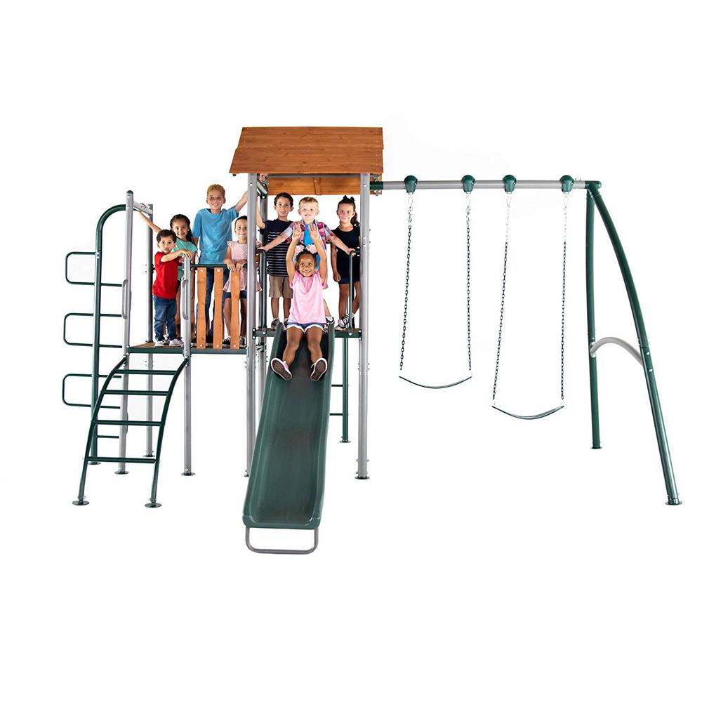 sportspower big ridge metal swing set