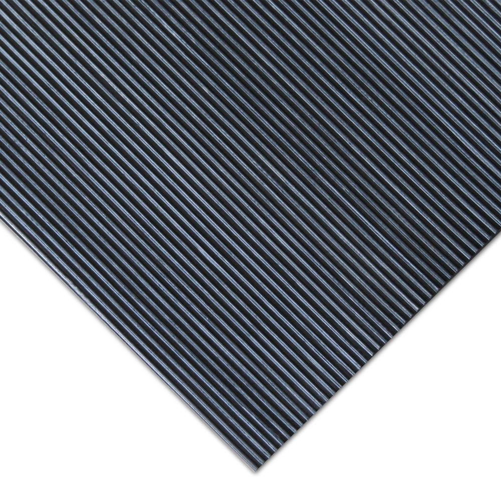 RubberCal Corrugated Fine Rib 1/8 in. x 4 ft. x 4 ft. Rubber Runner03_168_W_FR_04 The Home Depot