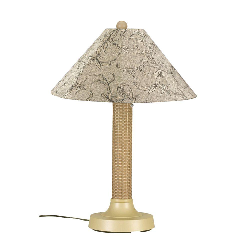 Patio Living Concepts Bahama Weave 34 In Mojavi Outdoor Table Lamp With Bessemer Shade - Outdoor Table Lamps Patio Patio Living Concepts Bahama Weave 34 In Mojavi Outdoor Table Lamp With Bessemer Shade - Outdoor Table Lamps Patio