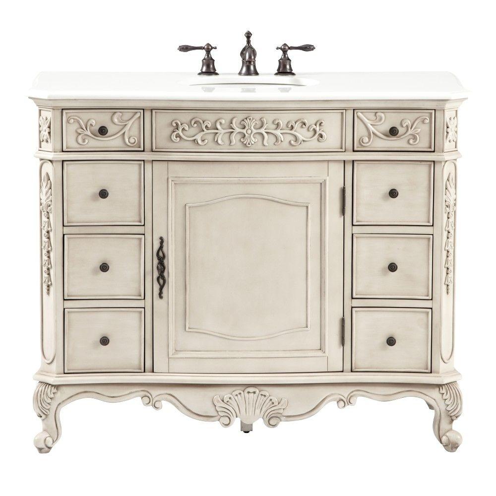 Home Decorators Collection Winslow 45 in. W Bath Vanity in ...