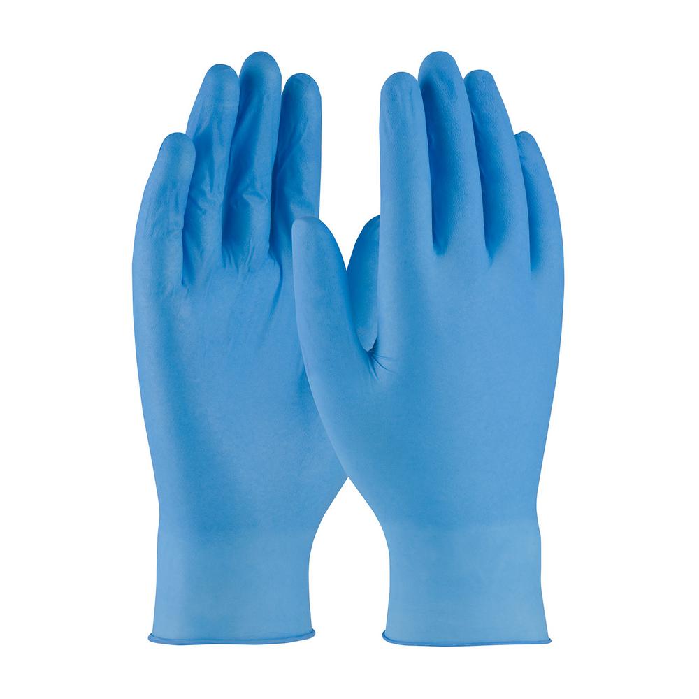 West Chester 3 Mil X-Large Food Grade Powder Free Blue Nitrile Gloves