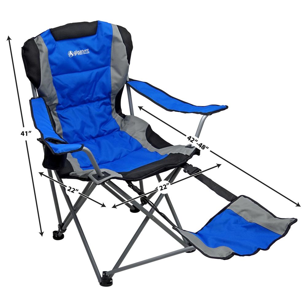 fold out chair with footrest