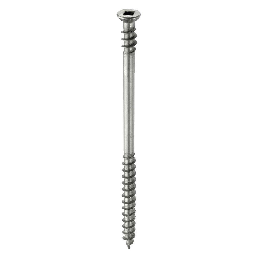 SPAX 10 x 3 in. Square Drive FlatHead Doublelok Thread Stainless