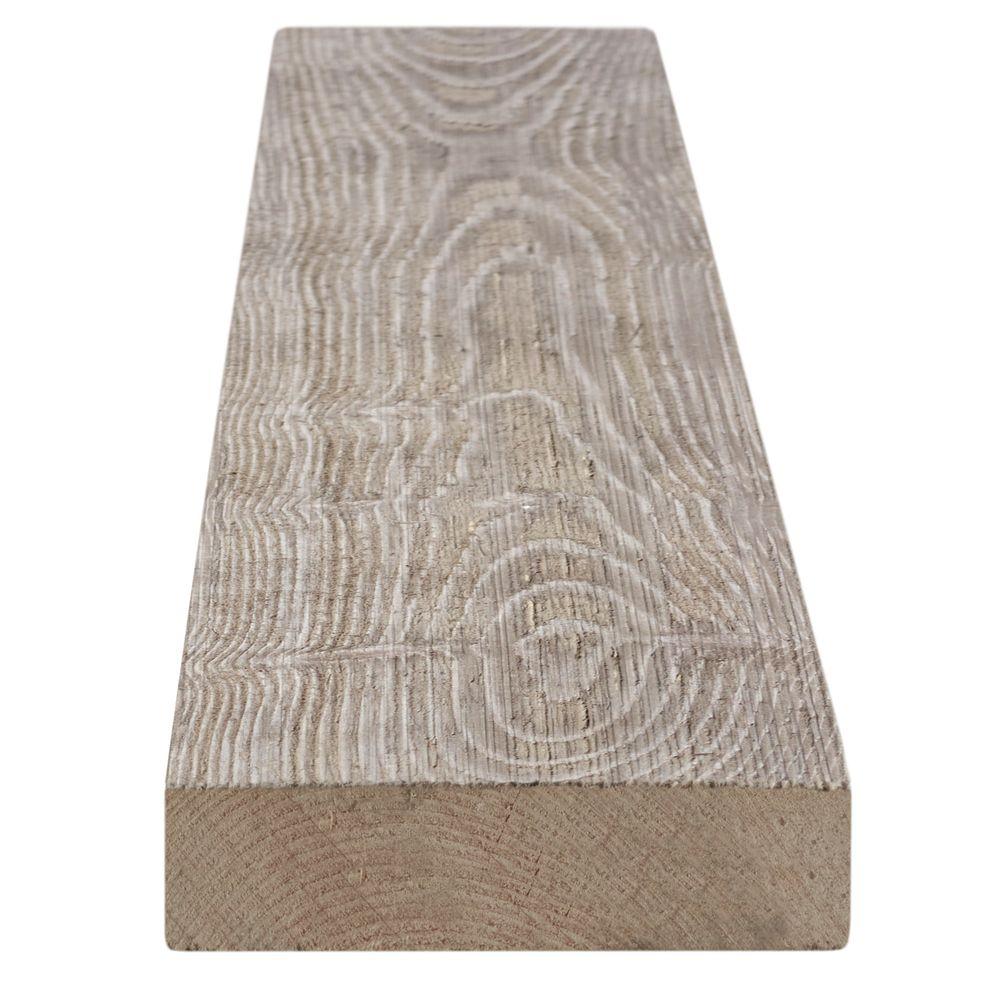 1 In X 4 8 Ft Weathered Barn Wood Gray Pine Trim Board Weathered Barn Wood Gray Pine