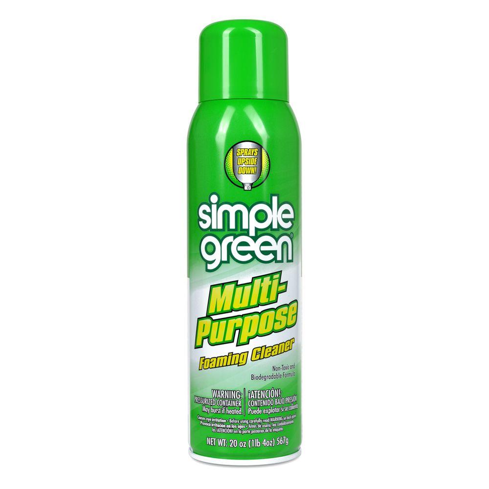 Simple Green 20 oz. MultiPurpose Foaming Cleaner Aerosol2700000103020 The Home Depot