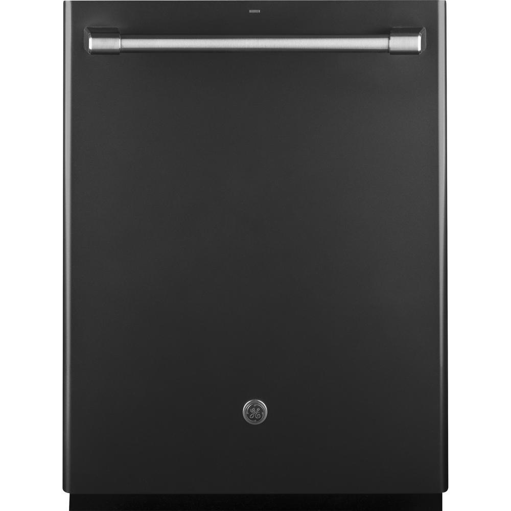 GE Cafe Top Control BuiltIn Tall Tub Dishwasher in Black Slate with