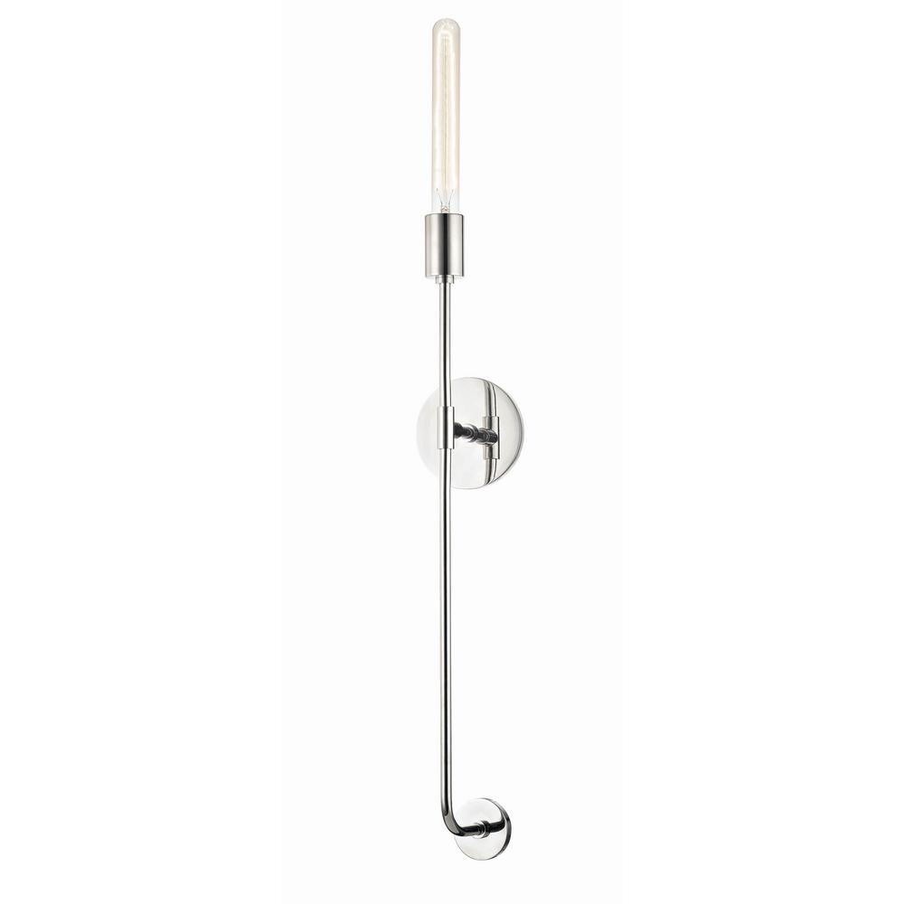 Mitzi By Hudson Valley Lighting Dylan 1 Light Polished Nickel Wall Sconce Mitzi By Hudson Valley Lighting Dylan 1 Light Polished Nickel Wall Sconce