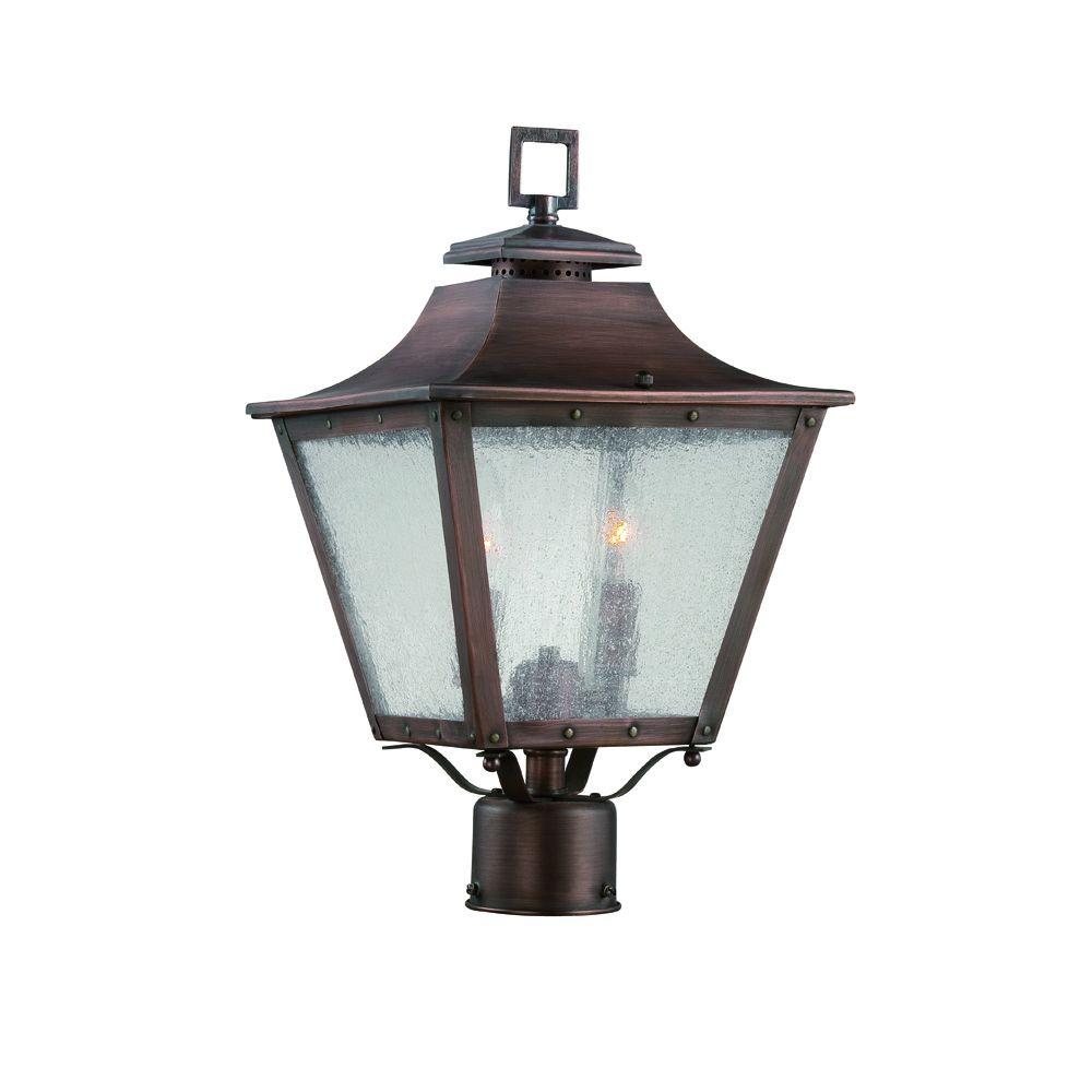 Acclaim Lighting Lafayette Collection 2-Light Copper Patina Outdoor ...