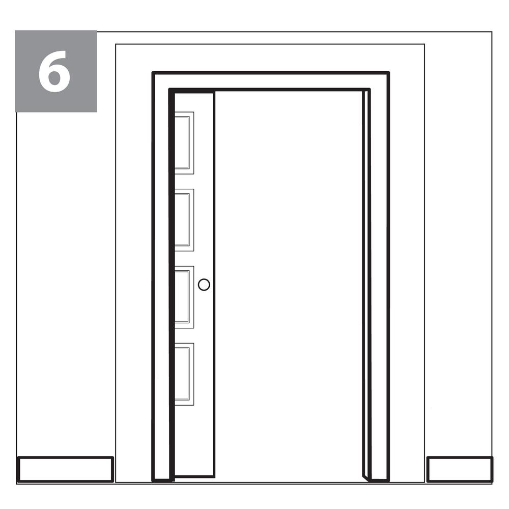 Everbilt Pocket Door Jamb Kit 12676 The Home Depot