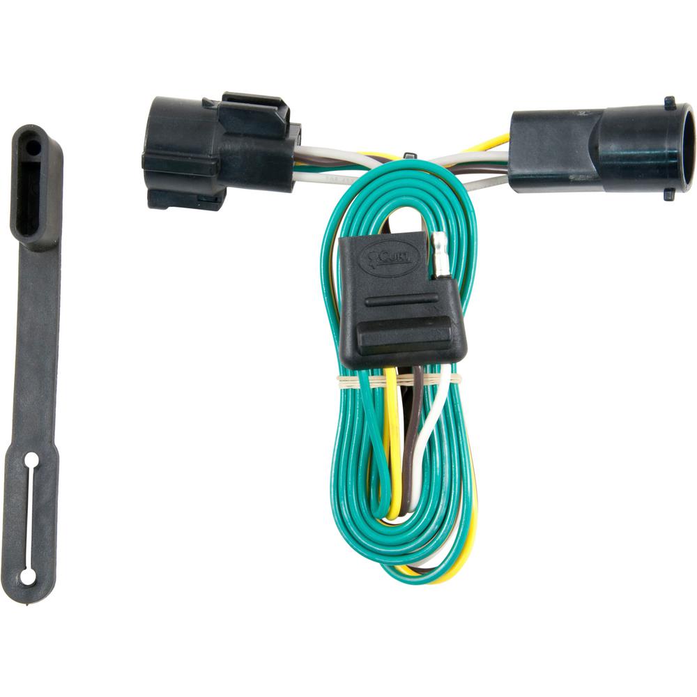 CURT Custom Vehicle-Trailer Wiring Harness, 4-Way Flat Output, Select