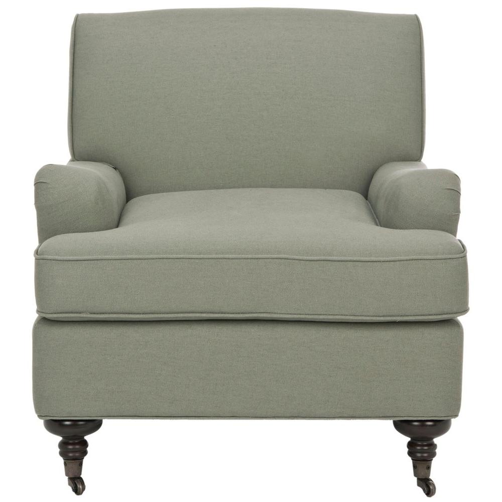 Safavieh Chloesea Mist Blue Java Linen Club Arm Chair Mcr4571a The Safavieh Chloesea Mist Blue Java Linen Club Arm Chair
