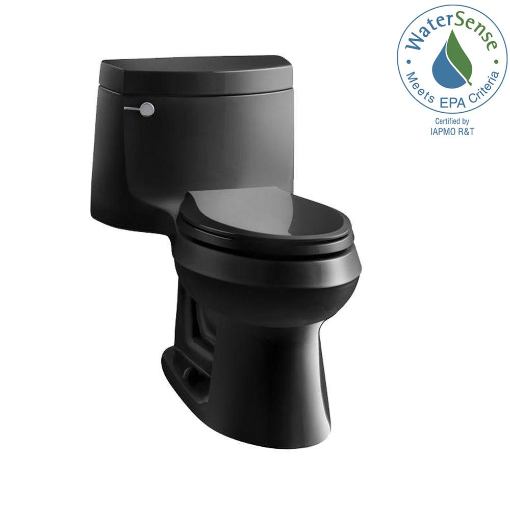 KOHLER Cimarron 1piece 1.28 GPF Single Flush Elongated Toilet with AquaPiston Flush Technology