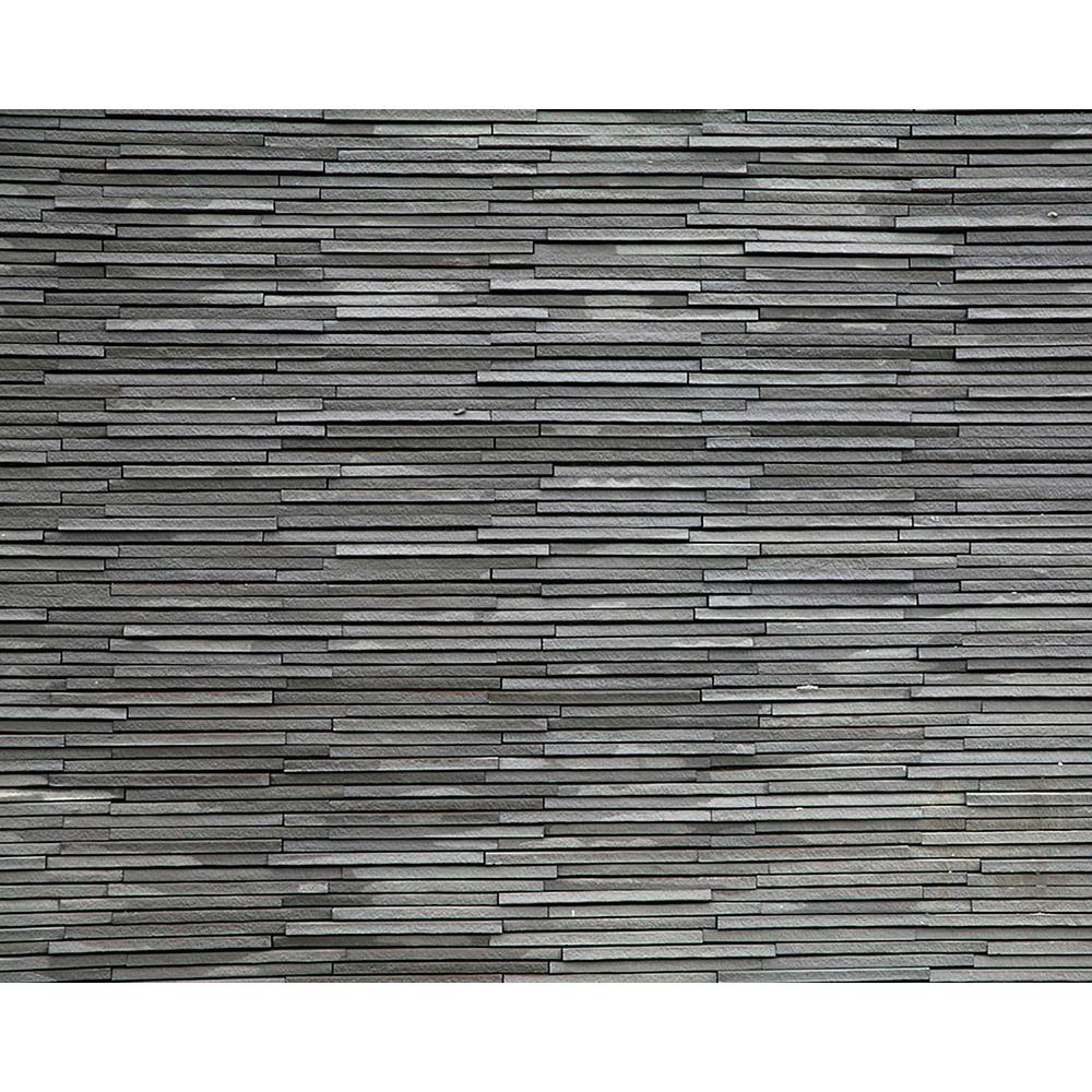 ohpopsi Modern Grey Slate Brick Wall Mural Wall Art