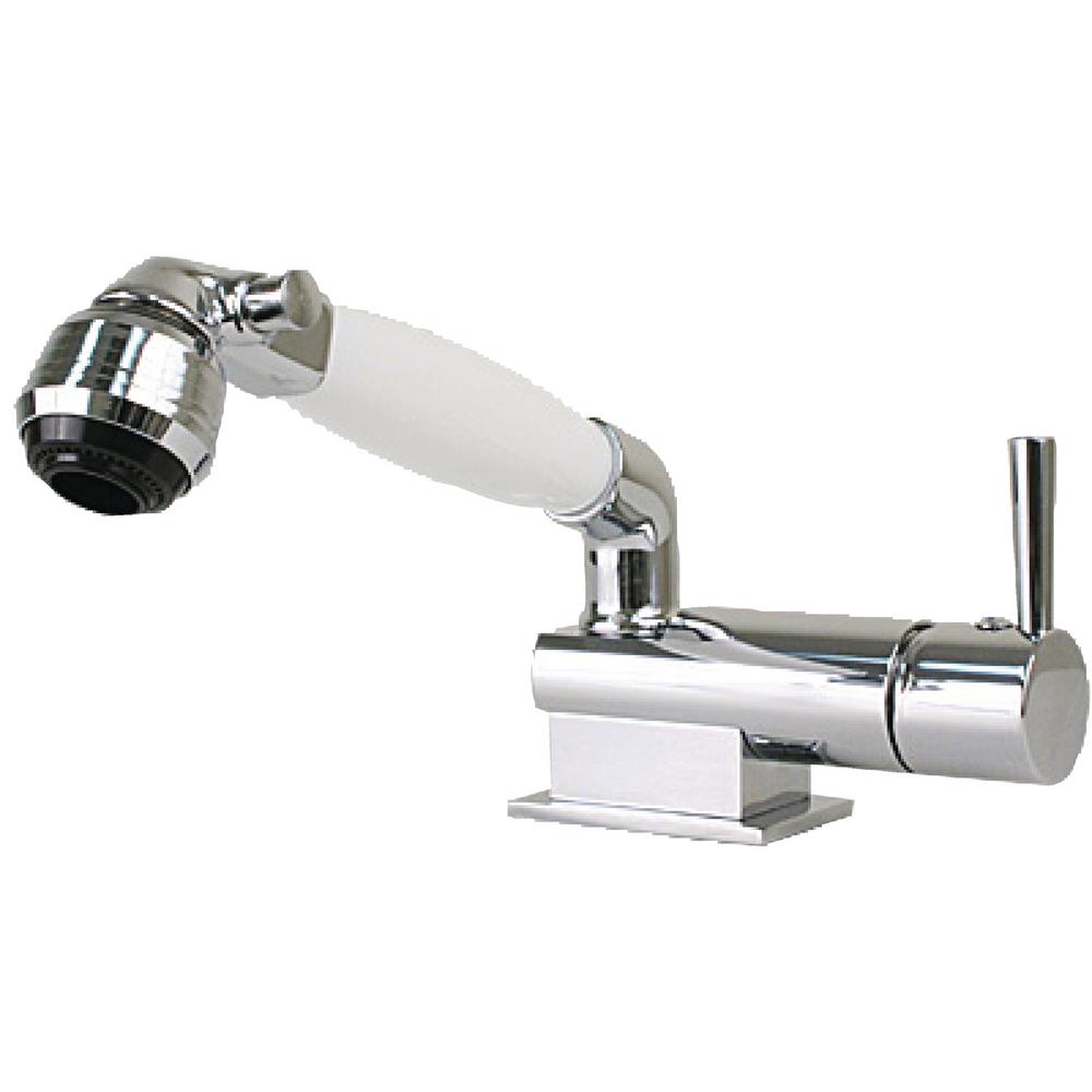 Minimalistic Mixer And Shower Combination With Single Lever