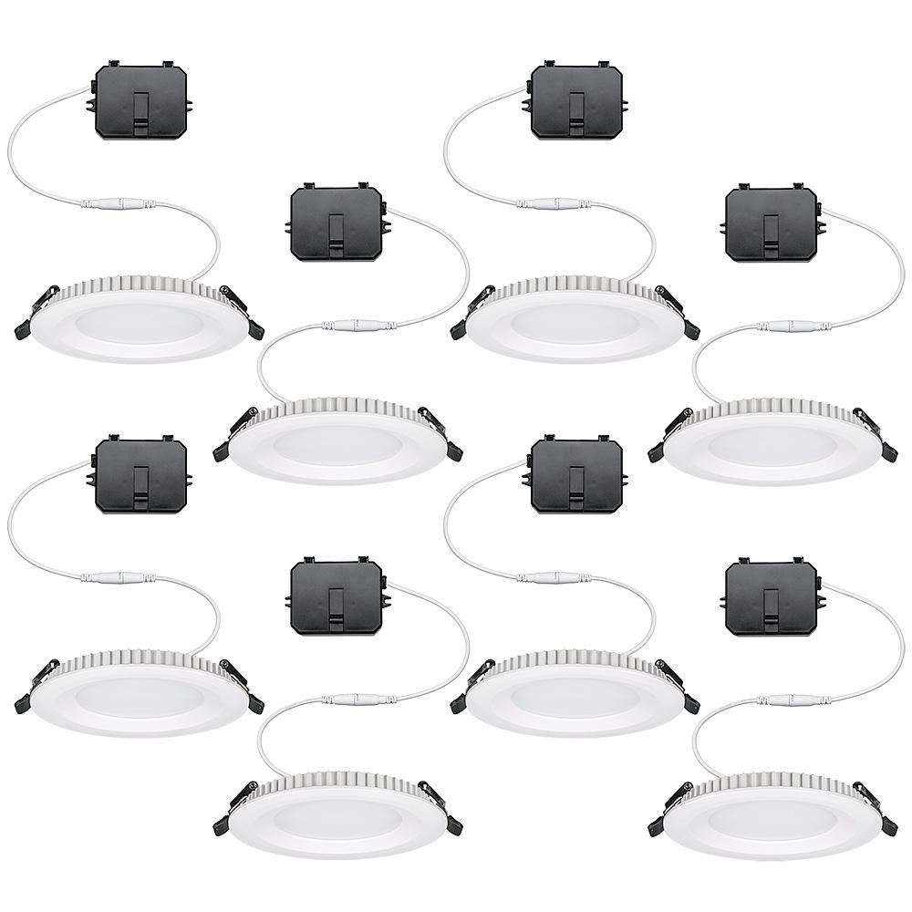 Commercial Electric Ultra Slim 4 in. Canless Color Changing Integrated