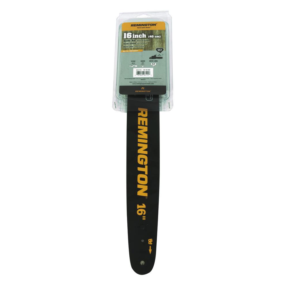 Remington S57 16 in. Chainsaw Guide Bar490700R068 The Home Depot
