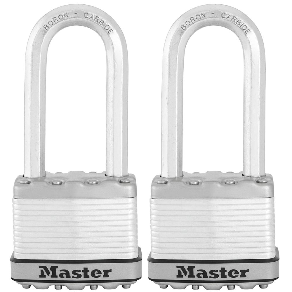 Master Lock M530XQLH Magnum 13/4 in. Solid Steel Keyed Padlock with 2