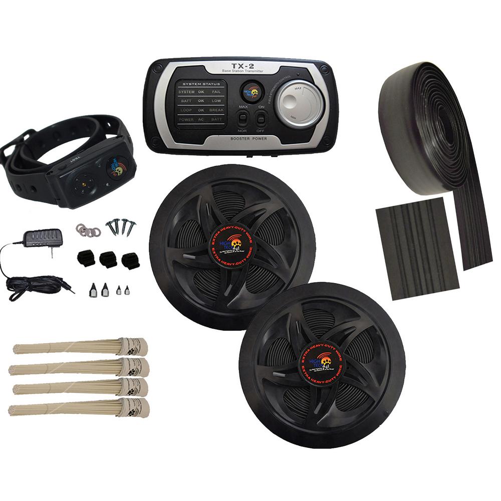 High Tech Pet Humane Contain 8000 Electronic Fence System Plus Free