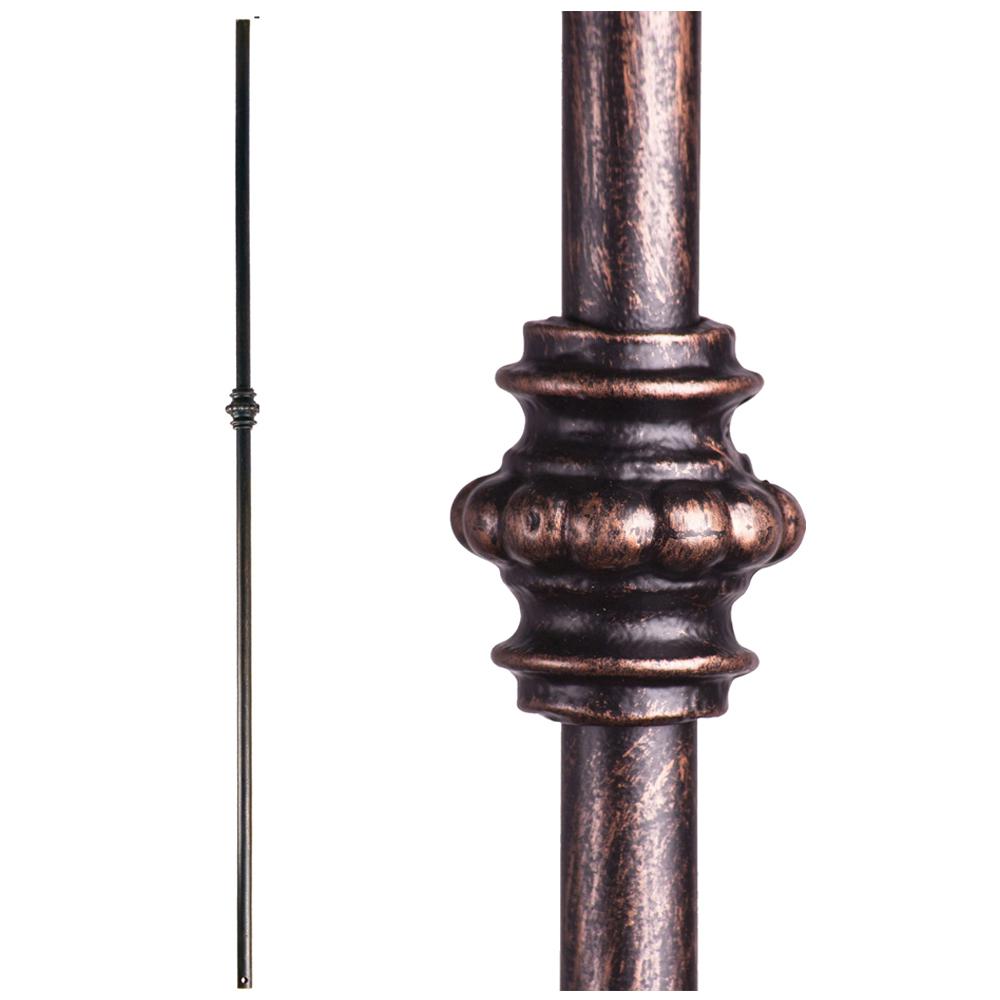 House Of Forgings Designer Round 44 In X 0 625 In Oil Rubbed