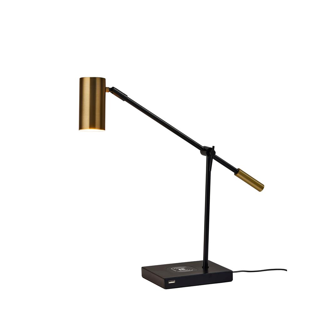 Adesso Brass Lamps Lighting The Home Depot Adesso Brass Lamps Lighting The