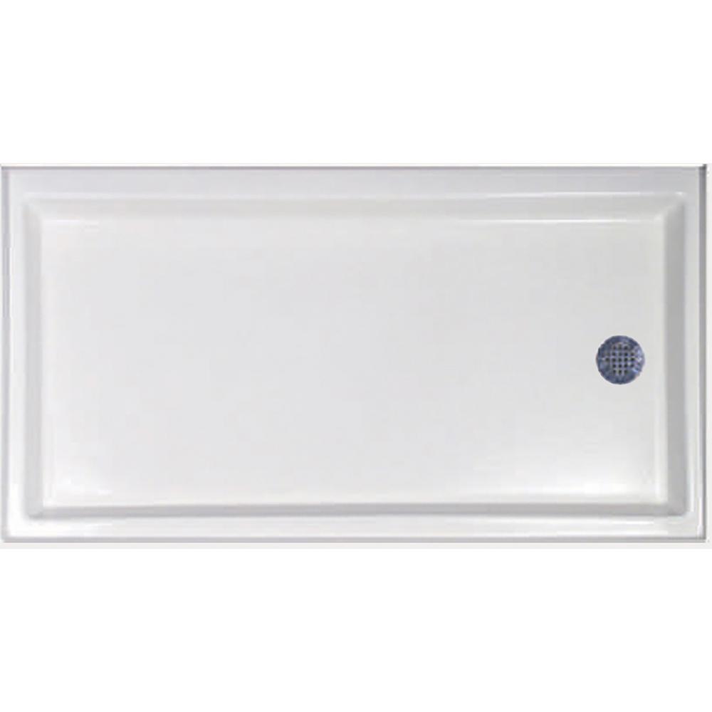 Hydro Systems 60 in. x 32 in. Single Threshold Shower Base with Right ...