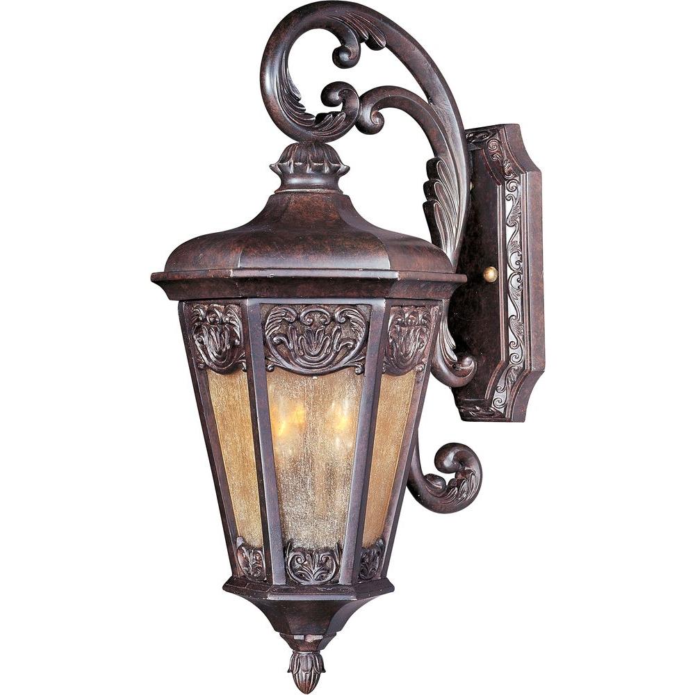 Bronze Outdoor Wall Mounted Lighting The Home Lexington Vx 2 Light Colonial Umber Outdoor Wall Mount