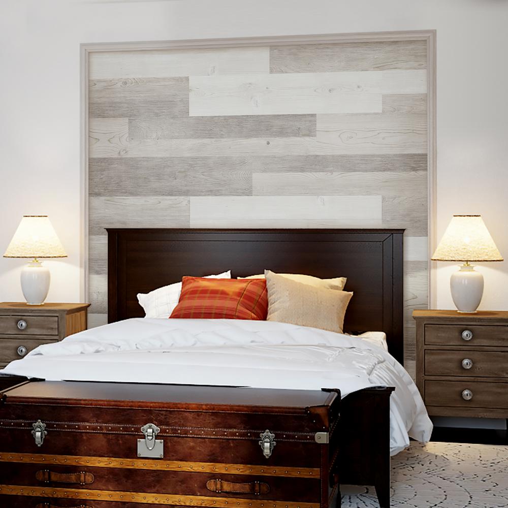 Isocore White Oak Multi Width X 47 64 In L Vinyl Wall Plank