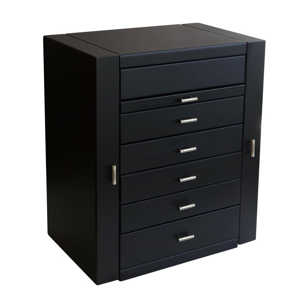 Mele Co Geneva Java Finish Wooden Jewelry Box 00879f13 The