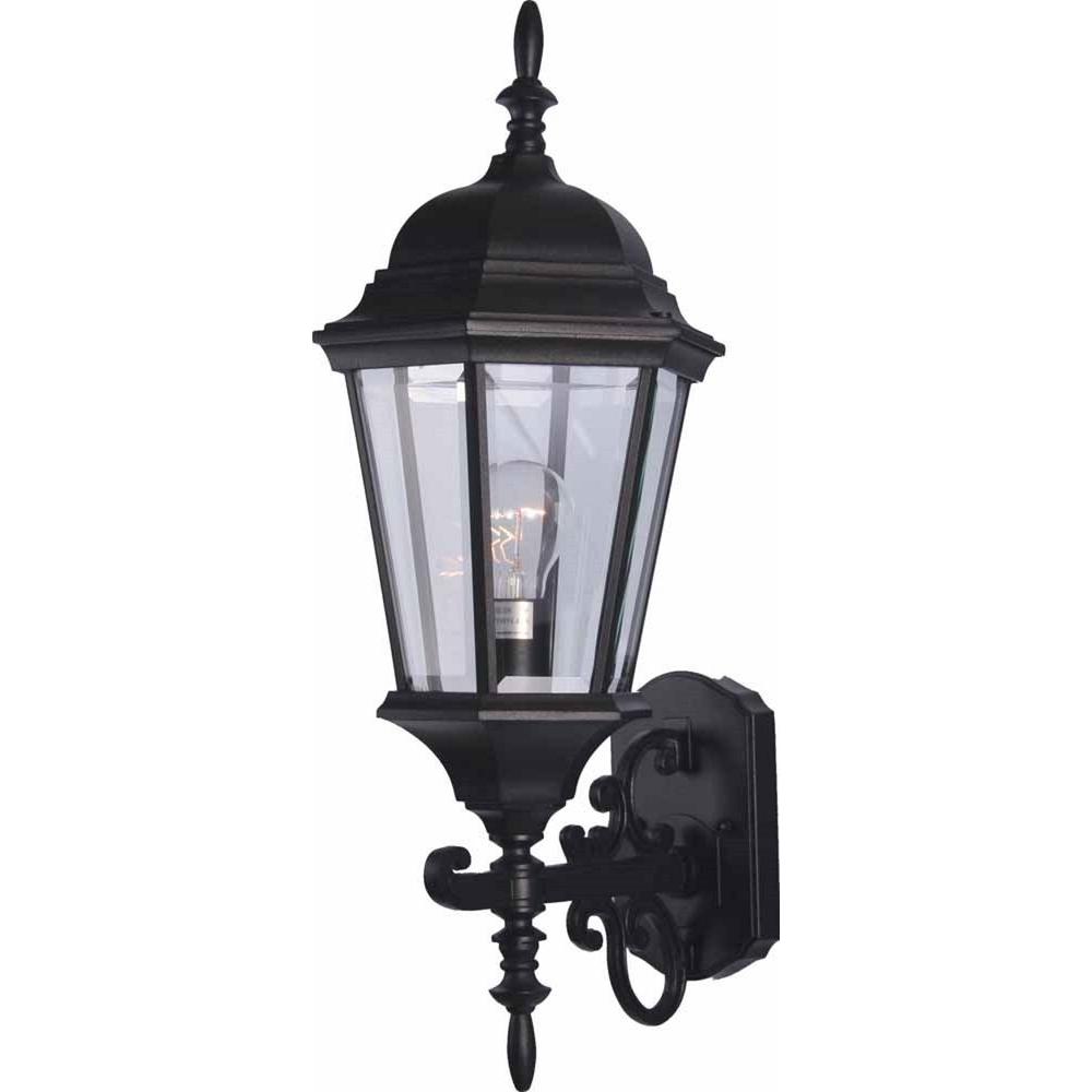 Volume Lighting 1 Light Black Outdoor Wall Sconce