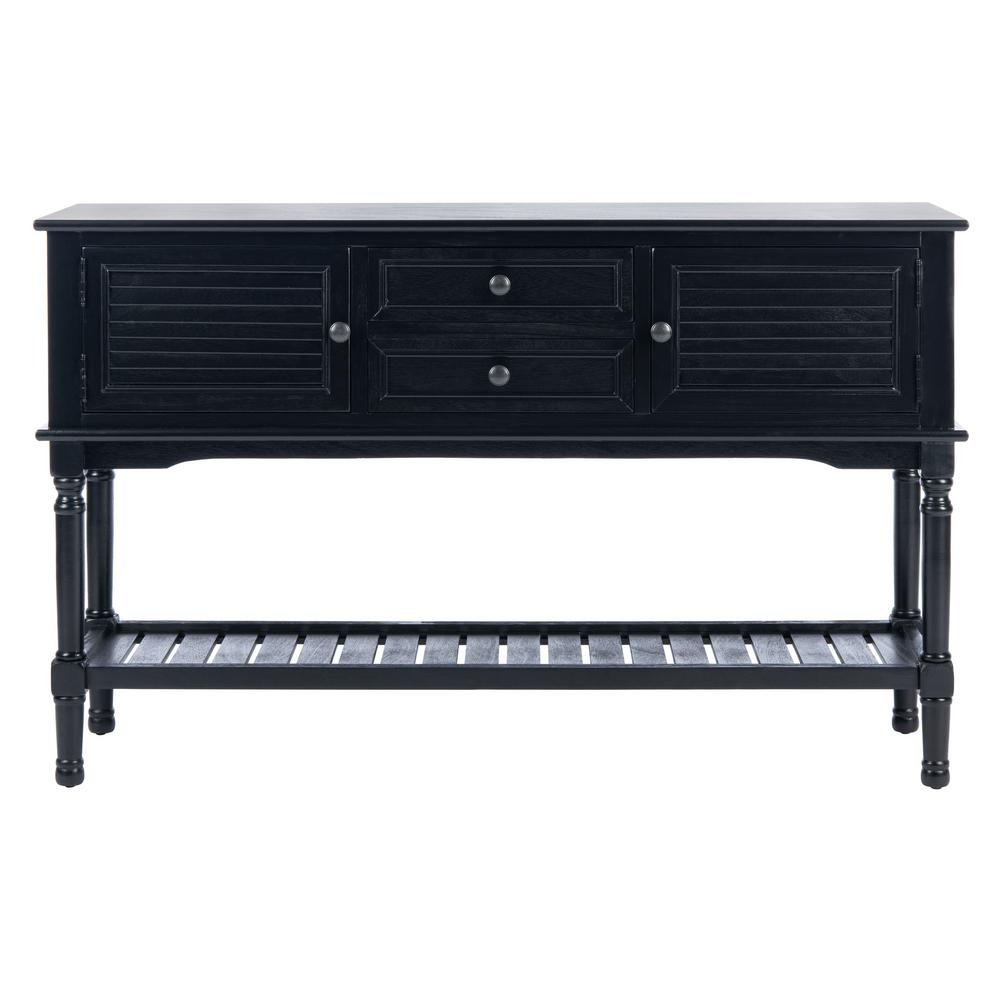 Safavieh Rylee Dark Gray Black Console Table Cns4202a The Home Depot