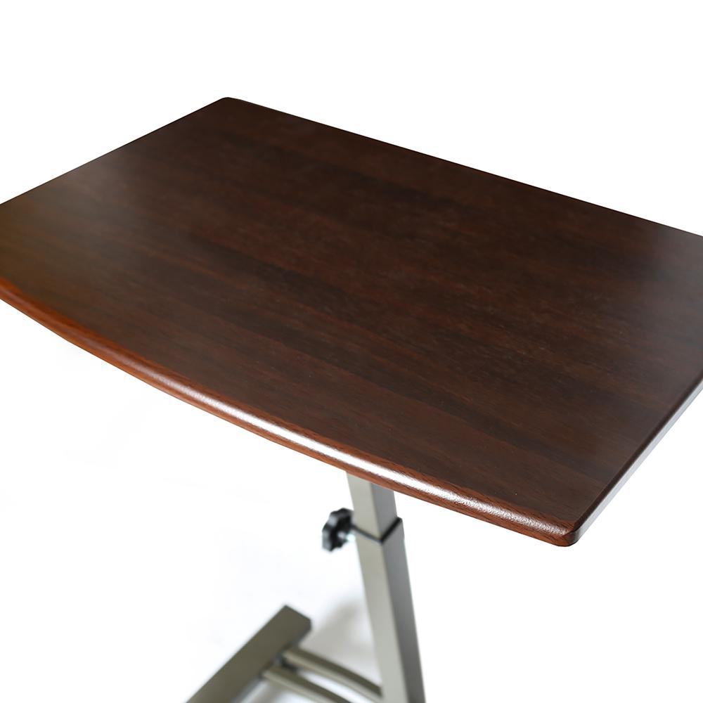 Seville Classics Airlift Walnut Black Mobile Laptop Computer Desk