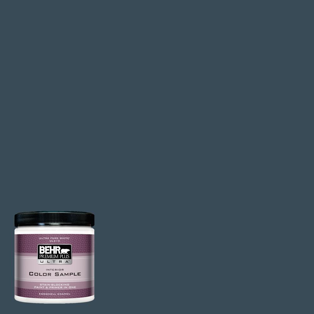 Behr Premium Plus Ultra 8 Oz Home Decorators Collection Hdc Cl 28 Home Decorators Collection Hdc Cl 28 Nocturne Blue Eggshell Enamel Interior Paint Primer Sample