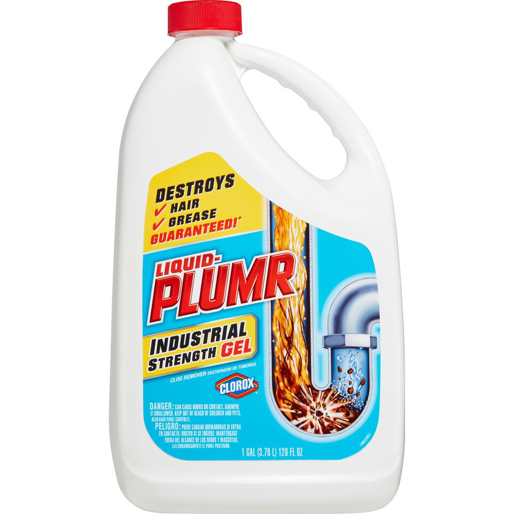 Liquid Plumr 128 Oz Industrial Strength Gel Drain Cleaner And Clog Destroyer
