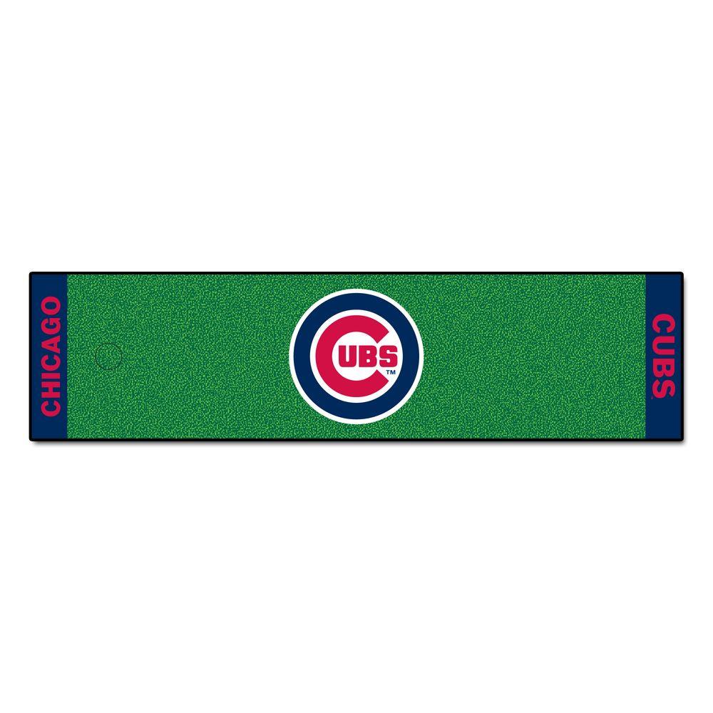 FANMATS MLB Chicago Cubs 1 ft. 6 in. x 6 ft. Indoor 1Hole Golf
