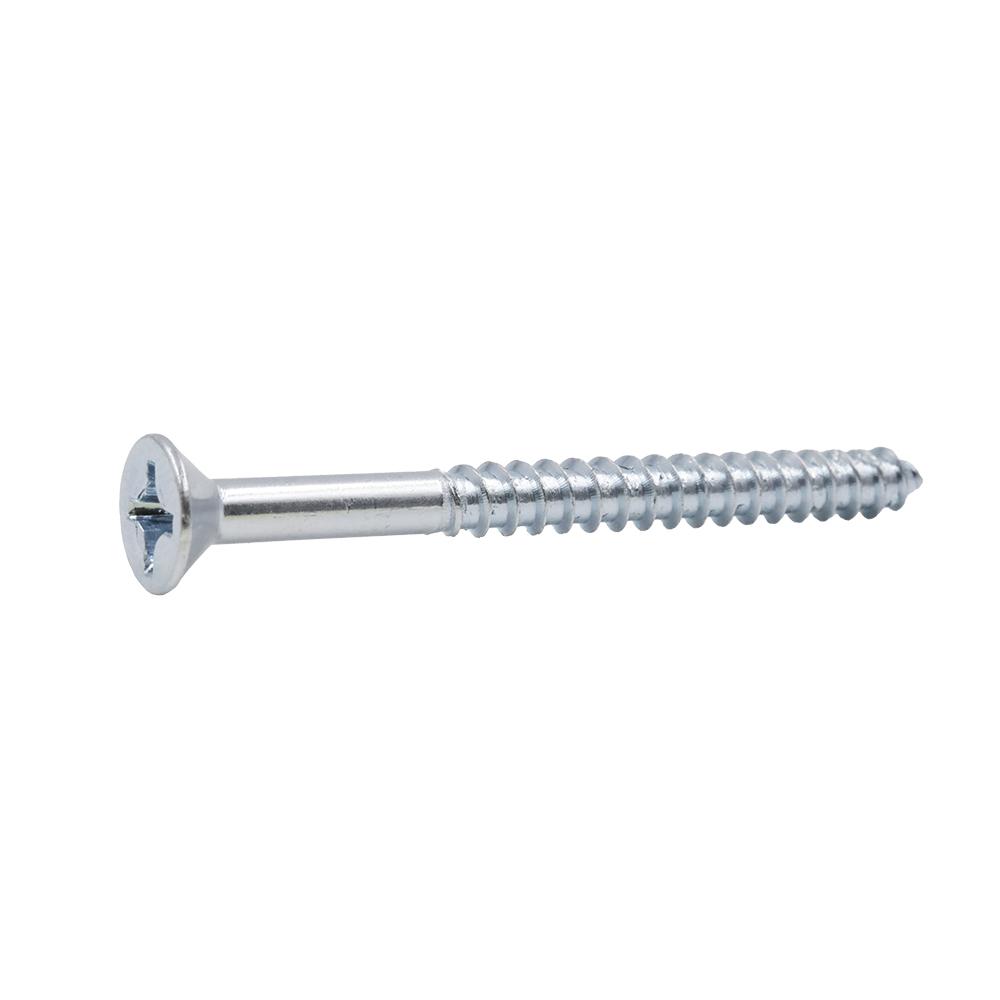 Everbilt 10 x 21/4 in. Flat Head Phillips Zinc Wood Screw (4Piece/Bag)807561 The Home Depot
