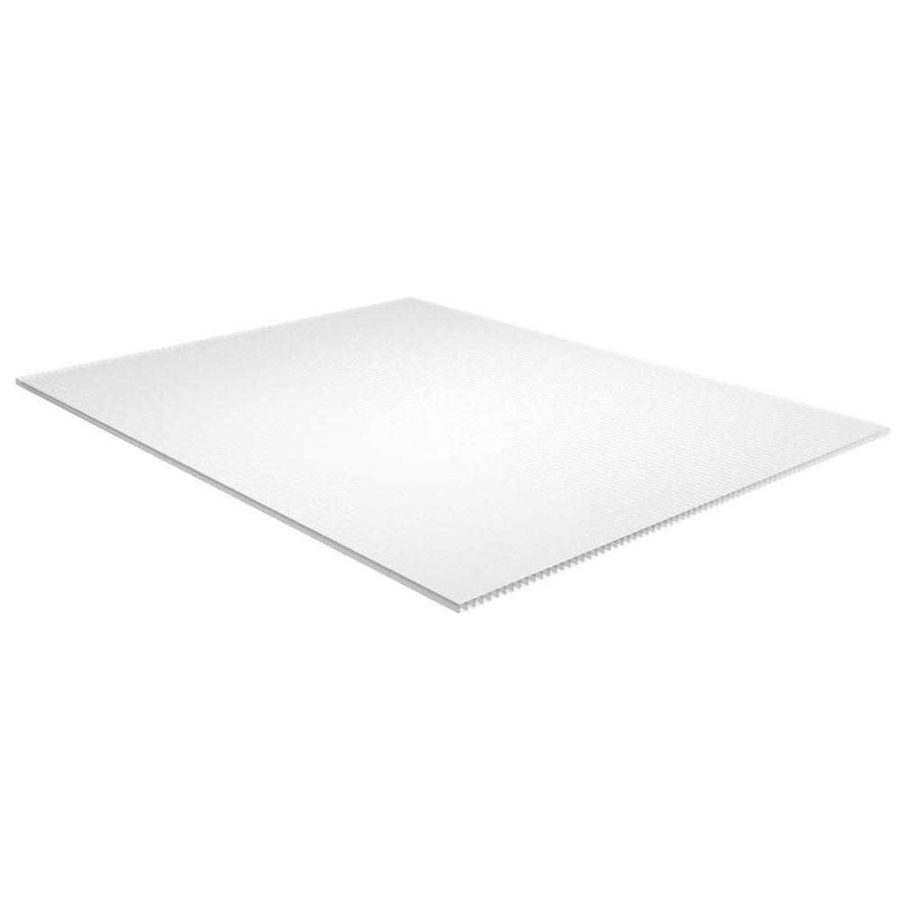 Plaskolite 30 in. x 36 in. Corrugated Plastic Sheet1TW3036C The Home Depot