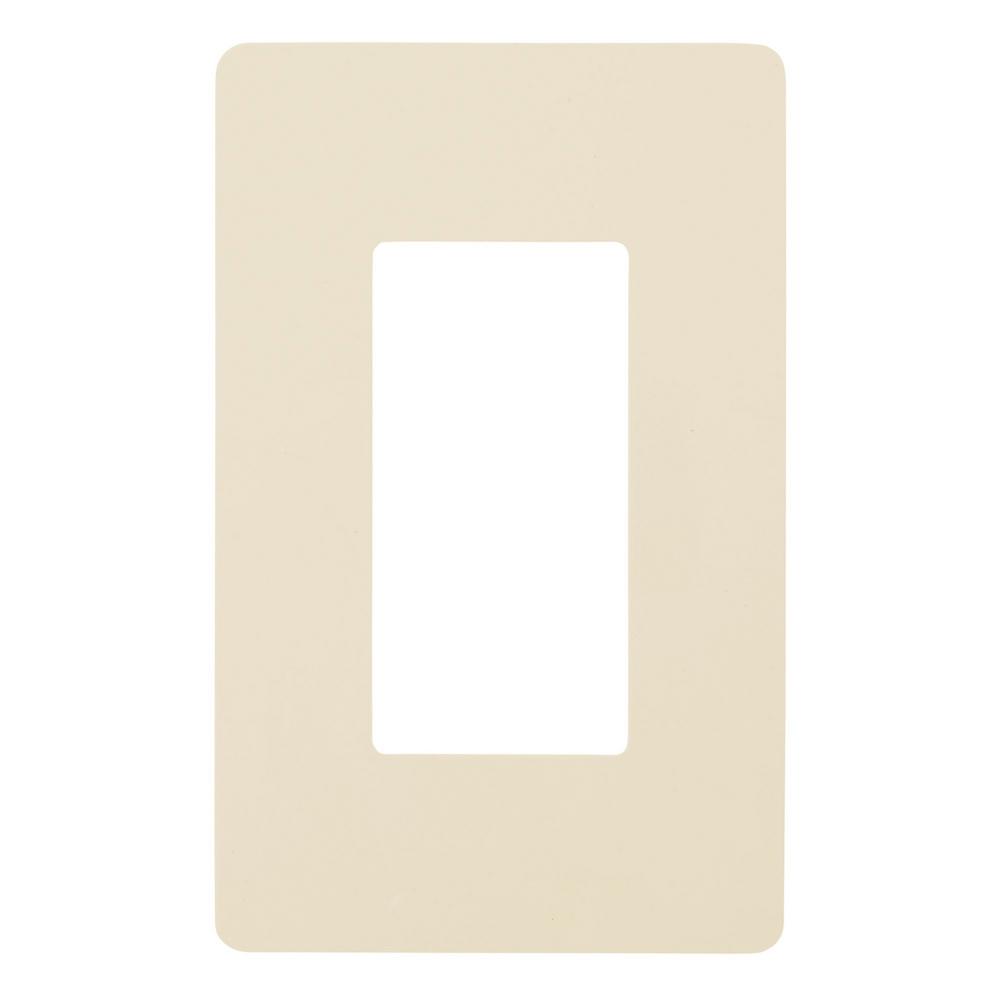 Faith 1-Gang Decorator Screwless Wall Plate GFCI Outlet/Rocker Switch Cover, Ivory (8-Pack)-SWP1 ...