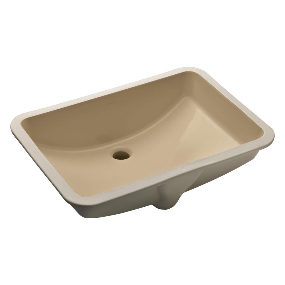 KOHLER Ladena 23 1 4 Undermount Bathroom Sink In Mexican Sand With   Mexican Sand Kohler Undermount Bathroom Sinks K 2215 33 64 300 