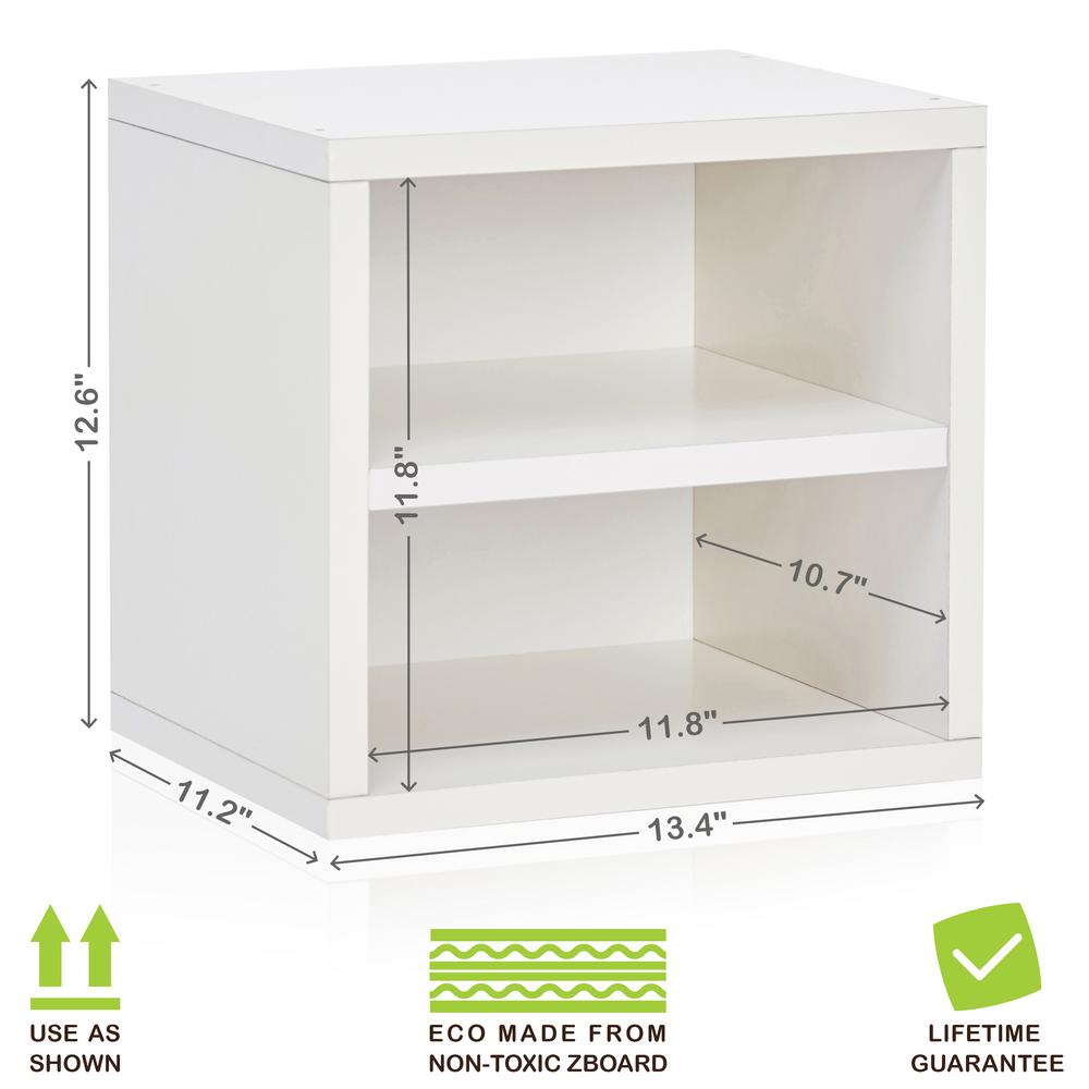 Way Basics Connect System 11.2 x 13.4 x 13.4 zBoard Stackable Storage