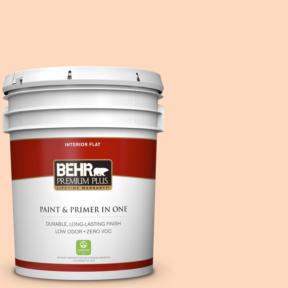 BEHR Premium Plus 5-gal. #P210-2 Citrus Delight Flat Interior ...