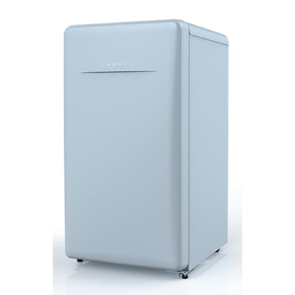 Daewoo 4 4 Cu Ft Retro Mini Fridge In City Blue With Freezer Fr