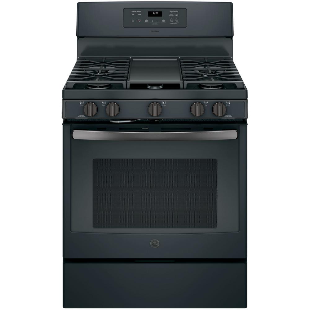 Ge Adora 5 0 Cu Ft Gas Range With Self Cleaning Convection Oven