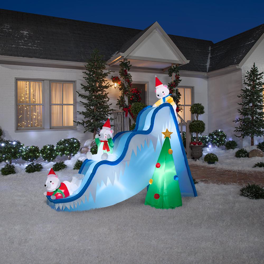 Bear - Christmas Inflatables - Outdoor Christmas Decorations - The Home ...