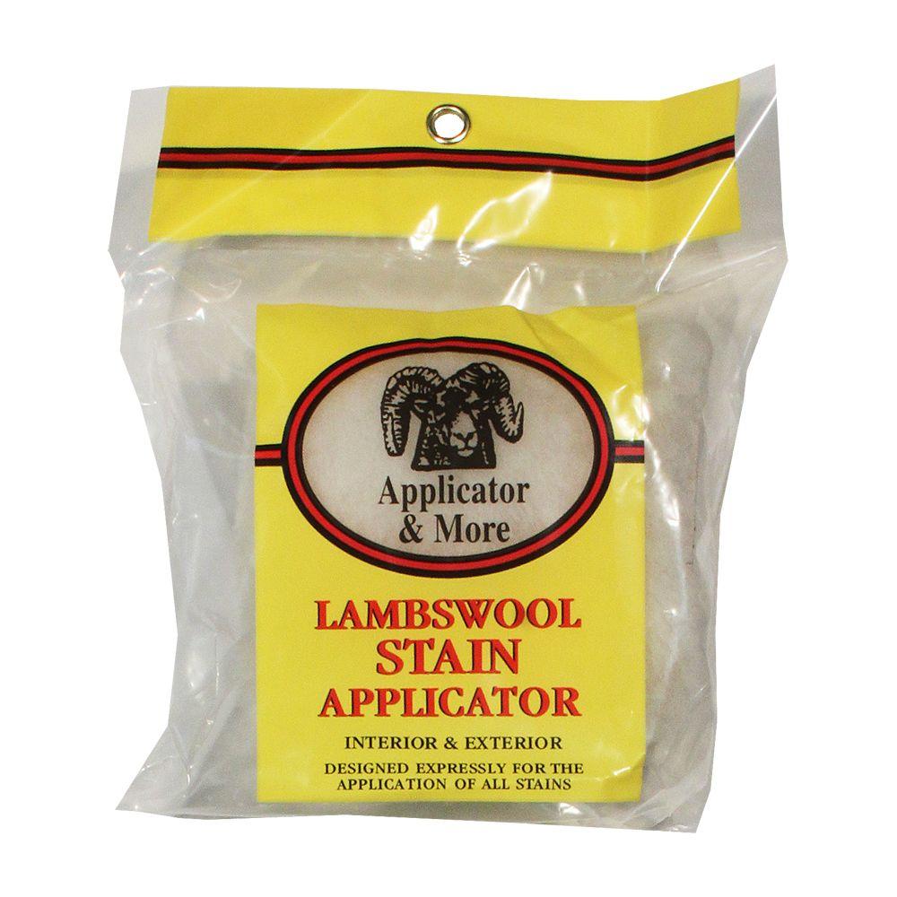 Applicator and More 5 in. Lambswool Stain Applicator44600 The Home Depot