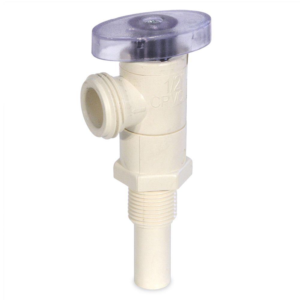 KBI 1/2 in. CPVC CTS Long Spigot x MHT Washing Machine Supply ValveCWV