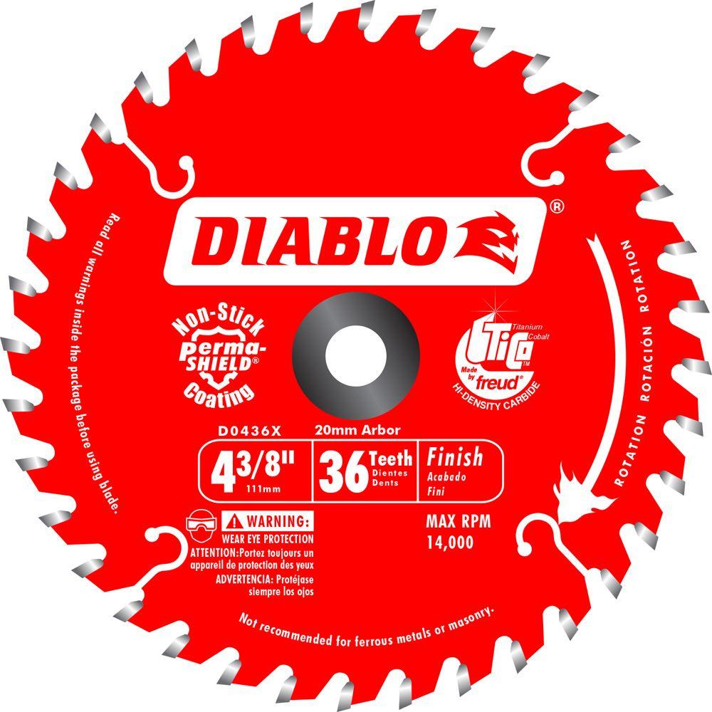 Diablo 4-3/8 in. x 36-Teeth Trim Saw Blade